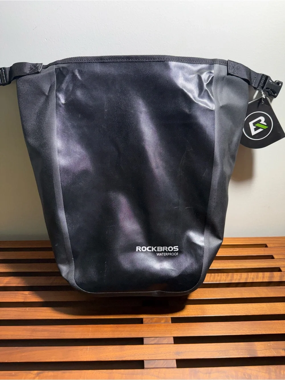 ROCKBROS Waterproof Rear Rack Bicycle Pannier Bag 10-18L Black
